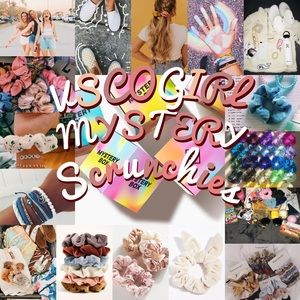 6 PC VSCO GIRL MYSTERY SCRUNCHIES